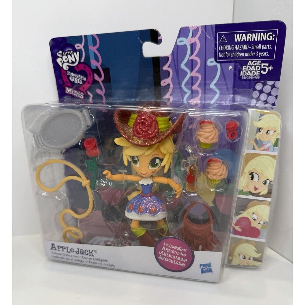 My Little Pony Equestria Girls Minis Applejack Fall Formal School Dance Set RARE